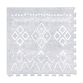 Lillefolk Baby Play Mat for Floor – 6x6ft Gray | Soft Non Toxic Premium EVA Foam Tiles for Tummy Time, Crawling & Playroom – Waterproof for Hard Floors Mat for Babies & Toddlers (9 Tiles)