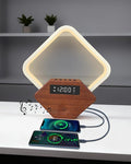 Sunrise Alarm Clock for Bedrooms Heavy Sleepers 15 Sleep Sounds White Noise Machine Baby/Adults 3 Color Table Lamp 10 Ringtones with PD22.5W USB C Fast Charger Birthday Gifts for Women