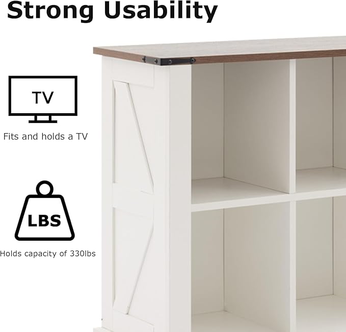 8 Cube Storage Organizer, Wood Cube Bookshelf with LED Lights, Horizontal Storage Cubes, Kids Bookshelf, Display Cabinet Cubby Shelf for Living Room Home Office Bedroom, White