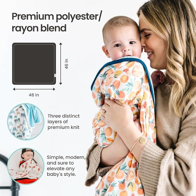 Copper Pearl Three-Layer Quilt: Soft Quilts for Boys & Girls | Breathable, Cozy Toddler Blanket | Newborn Quilt | 46x46 Premium Polyester/Rayon | Penny