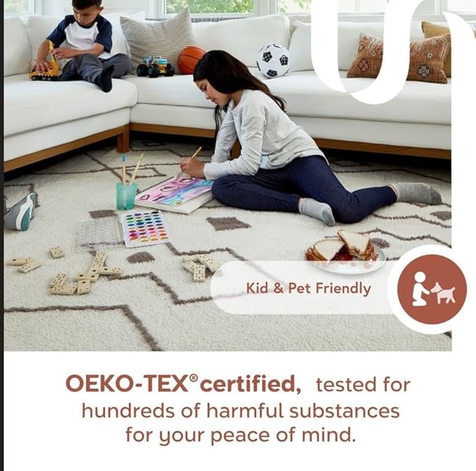 nuLOOM Jeni Off-White, 2'6" x 10', Solid Faux Rabbit, Fluffy and Cozy, High Traffic, Stain Resistant, Easy Clean, Durable Washable Runner for Bedroom, Living Room, Dining, Den, Foyer, Entryway