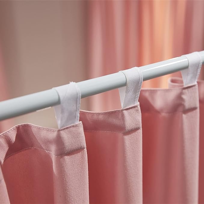 VETHIN Elastic Roof Style Four Corner Post Princess Bed Canopy Curtains Cozy Breathable Tent Canopy Mosquito Net for Girls & Adults Bedroom Decoration (Pink, 59-64" W*82" L*82"*H/(Queen))