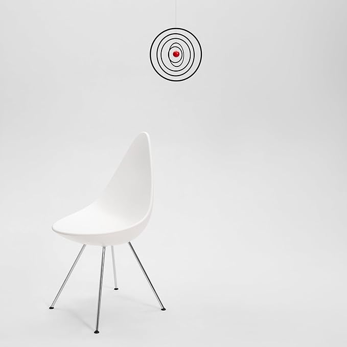Science Fiction Hanging Mobile - 10 Inches - Wooden Ball - Handmade in Denmark by Flensted