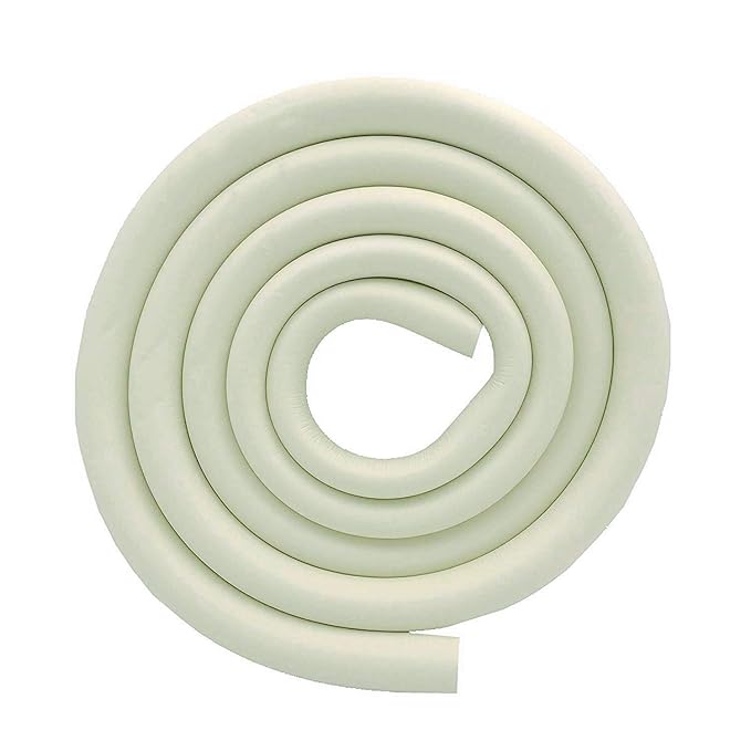 M2cbridge U Shape Extra Thick Furniture Table Edge Protectors Foam Baby Safety Bumper Guard 6.5 Ft (Off White)