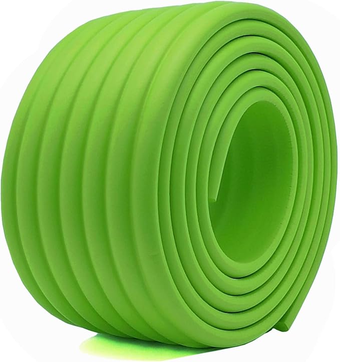 M2cbridge Multifunctional Edge and Corner Guard Coverage Baby Safety Bumper DIY 6.5 Ft (Grass Green)