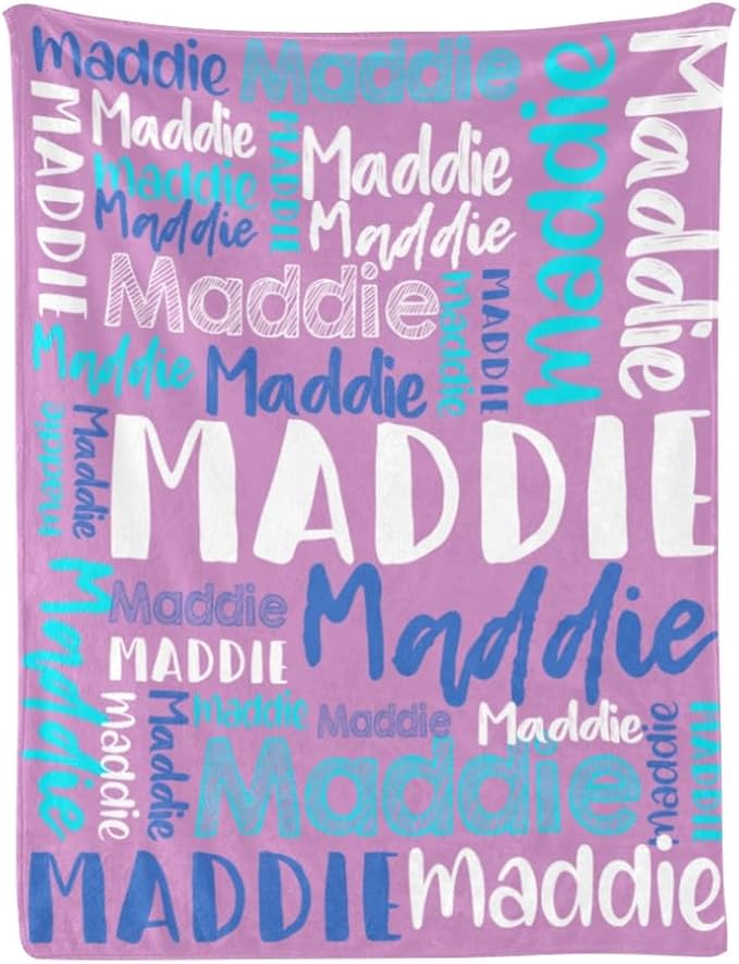 Dr.TOUGH Personalized Blankets with Name Customized Baby Blankets for Girls Boys Adults Monogrammed Blankets and Throws Christmas Birthday Mothers Fathers Valentines Day Gift (Grass-Green,30''×40'')