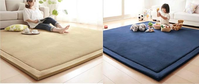 V-mix Baby Play Mat Nursey Decor Area Rug 1.18" Thick Hypebeast Rug Non Slip Rug Pads Large Area Rug Play Mats for Babies and Toddlers Non-Toxic Area Rugs Used for Living Room