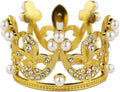 Infant Baby Girl Boy Crown Photo Shoots Headband for Newborn Crystal Princess Party Headwear Photography Props