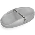 Bumbo Baby Changing Pad for Dresser or Table Top, Portable & Wipeable Non Slip Soft Contoured Diaper Change Station with Harness, Cool Grey