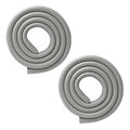 M2cbridge U Shape Extra Thick Furniture Table Edge Protectors Foam Baby Safety Bumper Guard 6.5 Ft (Grey (6.5ft x 2))