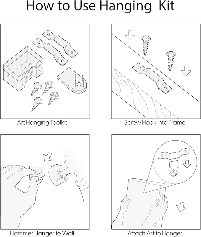 SIGNWIN Canvas Wall Art Orange Autumn Garden Path Nature Forest Photography Realism Rustic Scenic Dramatic Multicolor Cool for Living Room - 16"x24" inches
