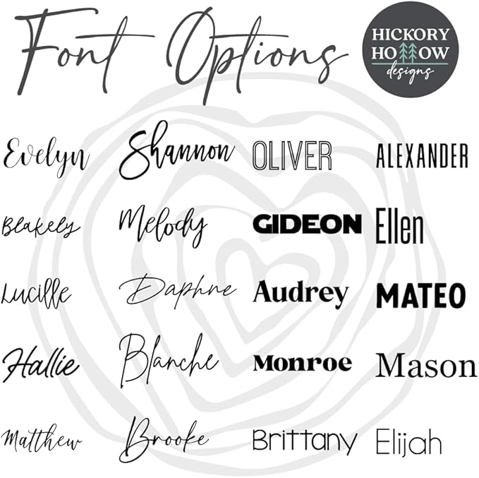 Hickory Hollow Designs Wooden Name Signs for Nursery, Baby Name Sign, Name Signs for Kids Room, Custom Plaque, Nursery Wall Art, (Ella James)