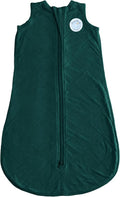 Dreamland Baby Lightweight Bamboo Viscose Sleep Sack (24-36 Months). 1.0 TOG Ultra Soft Blanket w/ 2-Way Zipper. 95% Viscose, 5% Spandex (Forest). Mom-Owned US Business, Premium Materials