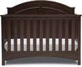 Delta Children Perry 6-in-1 Convertible Crib - Greenguard Gold Certified, Walnut Espresso