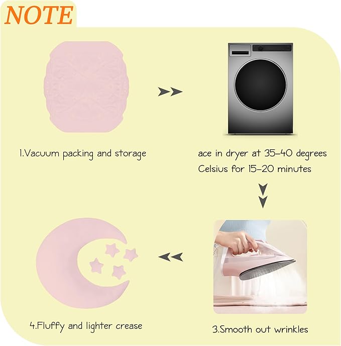 IGMaryBox Baby Moon Star Pillow Newborn Posing Pillow Newborn Photography Prop Infant Photography Posing Pillows (Pink)