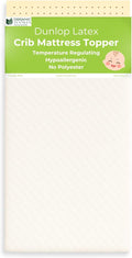 ORGANIC TEXTILES Organic Baby Mattress Topper with Tencel Removable Cover - GOLS/GOTS Certified - Breathable, Hypoallergenic, 2" Bassinet (30"x15")