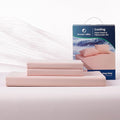 Dream Valley® King Size Sheets Set, Cooling Fitted Sheet with 2 Pillowcase-3 PCS with No Flat Sheet,Q-Max > 0.4 Aerocool, Cooling for Night Sweats, Hot Sleepers,deep Pocket up to 15",Pink Blush