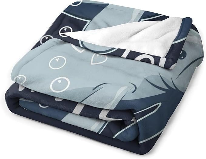Just A Girl Who Loves Manatees Blanket Manatees Gifts for Girls Boys Woman Kids Lover Ocean Throw Blankets Soft Blanket Warm Fleece Flannel Plush Blankets for Bed Sofa Couch 50"x60"