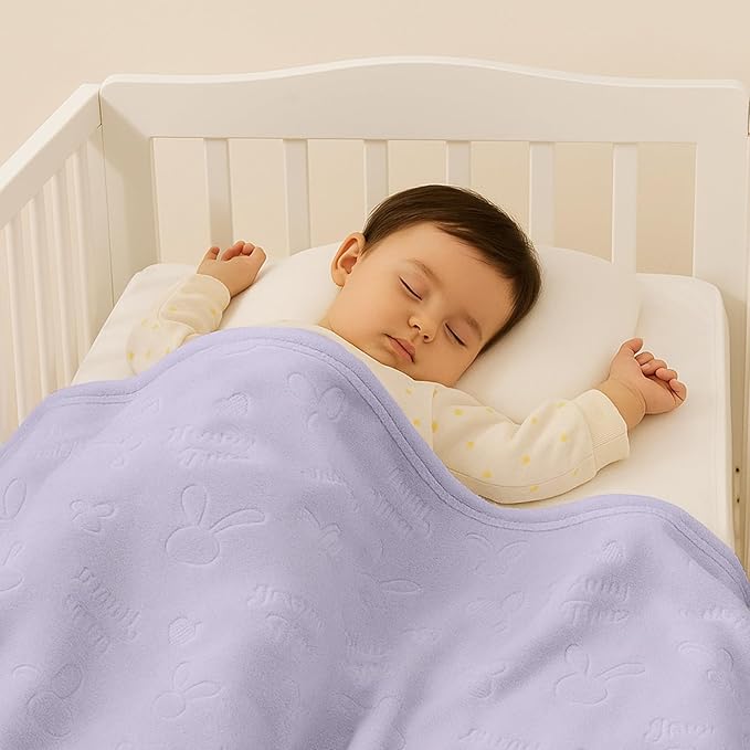 Soft Cozy Fleece Baby Blanket Animal Pattern Fluffy Plush Receiving Blanket for Newborn Infant Toddler, Warm Crib Stroller Blanket for Boys Girls, 30"x40",3 Piece