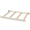 Full-Size Conversion Kit Bed Rails for Baby Cache Convertible Cribs - Solid Wood Rail - Toddler and Adult Bed Rail for Full-Size Beds - Essential Nursery & Baby Furniture (Glazed White)