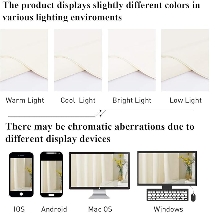 StangH Extra Long Ivory Velvet Curtains 144 inches, Luxury High Ceiling Window Covering Light Dimming Energy Saving for Villa Elegant Home Decor Backdrops for Wedding, W52 x L144, 2 Panels