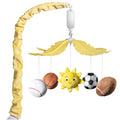 FEISIKE Baby Crib Mobile with 35 Lullabies, 3 Modes Rotation & Music, Soother Toy Adjustable Volume, Sport-Themed Nursery Decor Musical Mobile for Crib or Bassinet
