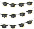 VIHOSE Graduation Decorations Class of 2025 Grad Cap String Lights 20 LED 10 ft Hanging Garland Banners Battery Operated for Wall 2025 Middle School Graduation Gifts Party Supplies