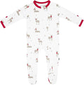 KYTE BABY Unisex Zipper Closure Footies, Rayon Made From Bamboo, 0-24 Months