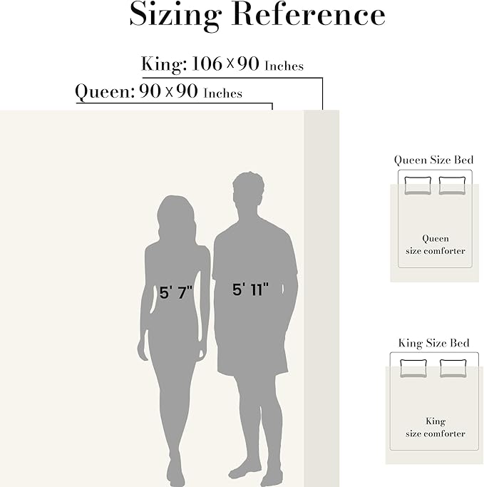Amélie Home Christmas Comforter Set Queen, Fluffy Christmas Bedding Set with Polar Bear, Beige Fleece Plush Comforter for Winter, 3 Pieces, 1 Soft Comforter and 2 Pillowcases