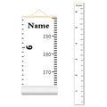 Personalized Baby Height Growth Chart for Kids Child Toddler Boys Girls, Canvas Print Growth Chart for Wall Room Nursery Decor, Hangable and Removable Growing Record Measuring Wall Ruler for Bedroom