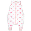 Mama Cheetah Toddler Sleep Sack with Feet, 2.5 TOG Organic Cotton Baby Sleeping Bag with Legs, Winter Baby Wearable Blankets for Early Walker 6-18 Month