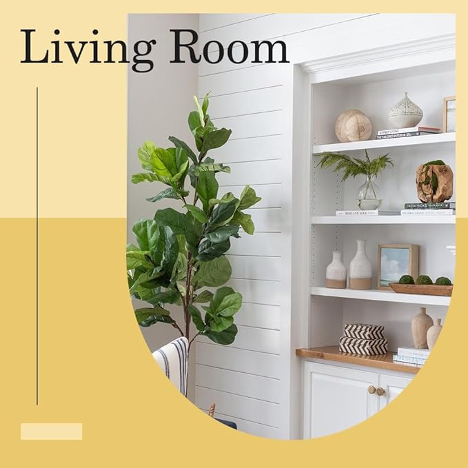 Habudda Floating Shelves, Natural Wood Wall Shelf, White Wooden Rustic Decor for Bathroom Kitchen Bedroom, 23.6 inches Hanging Mounted Invisible Bracket, 2 Set