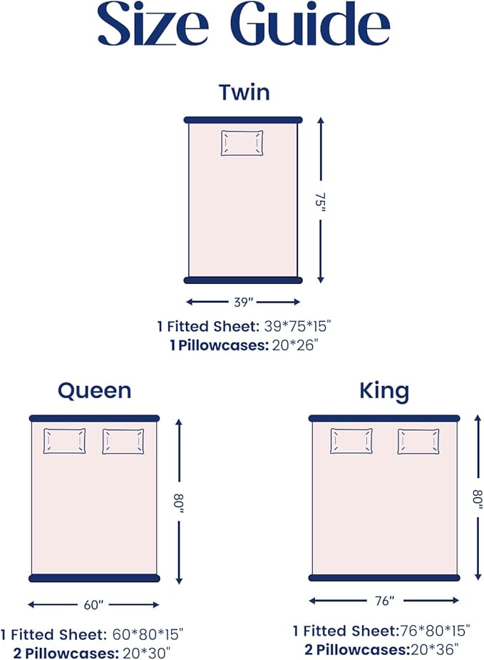 Dream Valley® Twin Sheets Set, Cooling Fitted Sheet with 1 Pillowcase-2 PCS with No Flat Sheet,Q-Max > 0.4 Aerocool, Cooling for Night Sweats, Hot Sleepers,deep Pocket up to 15",Pink Blush