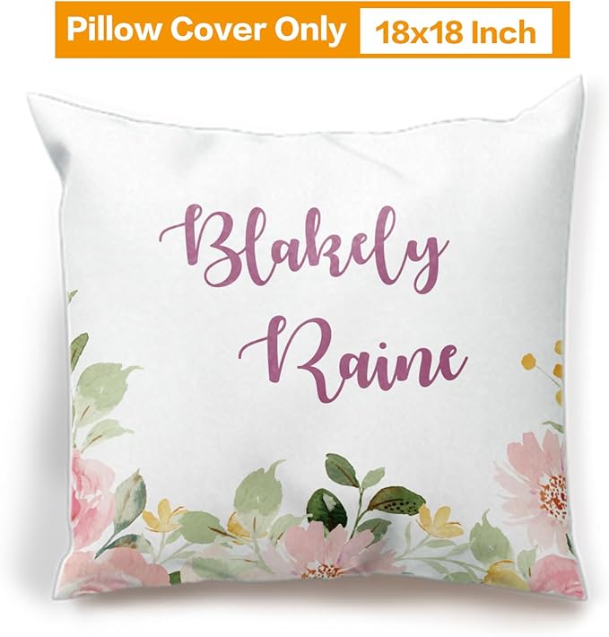 Custom Crib Bedding Set - Owl Design Personalized Name Baby Nursery Bedding 3 Pcs Set - Chic Soft Blanket, Sheet, Pillowcase for Newborns Boys Girls Gifts Color11