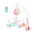 Remote Control Crib Toys Hanging, Timing Modecrib Toys with Night Lights and Music Rotating Rattles Mobile Crib Mobile for Boys Newborn Sleep