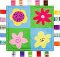 Baby Comforting taggies Blanket 10.43 * 10.43 inch Soft Square Plush Baby Appease Towel Security Blanket for 0-3 Years Old Babies