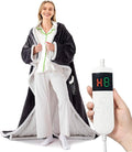 Heated Blanket Wearable Electric with Sleeves & Foot Pocket, Heating Blanket with 8 Hours Auto Off 10 Fast Heating Levels, Machine Washable, Gift Idea, 52”*72”+18”
