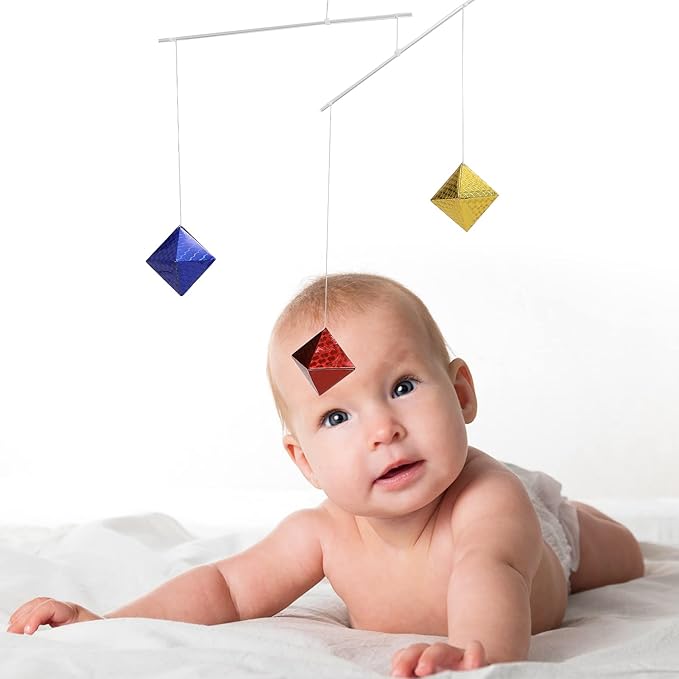 Montessori Octahedron Moblie Montessori Inspired Mobile Visual Mobiles