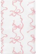 Watercolor Bows Crib Sheets for Boys Girls Pack N Play Sheet Soft Breathable Mini Crib Sheets 39" x 27"