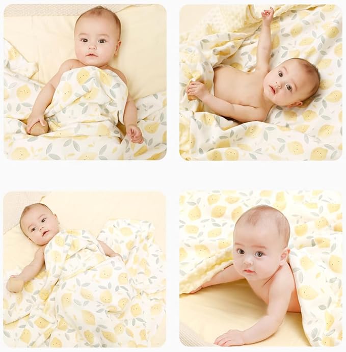 iEvolve Baby Nursery Bed Blankets Ultra Soft Double Layer Mini Blanket Minky Blanket Receiving Blankets Shower Gifts(30"*40",Fox)