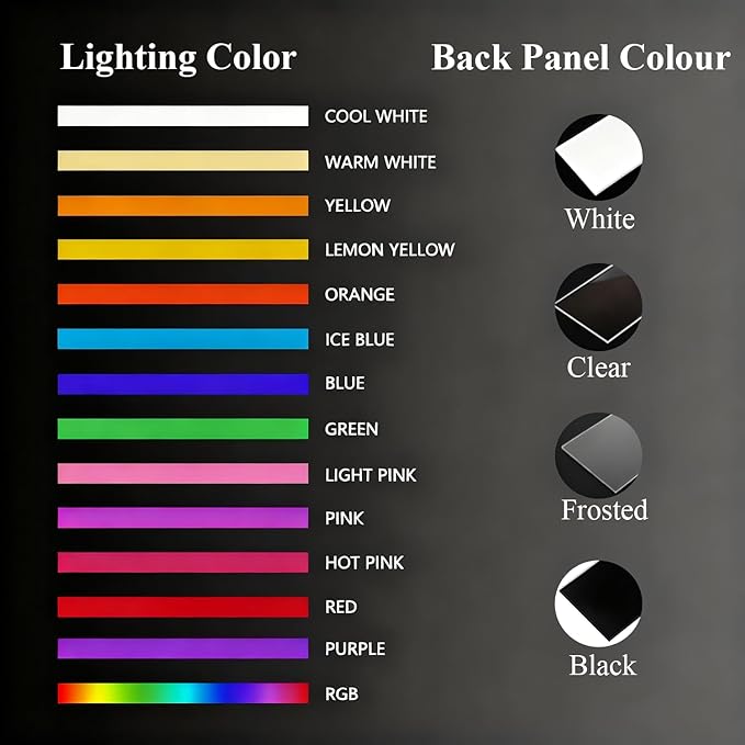 Custom Backlit Acrylic Logo Sign, Light Up Signs - Personalized Illuminated Logo Sign with Floating Acrylic Design for Retail Stores, Restaurants, Offices, and Hair Studios, Square Shape