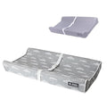 Baby Diaper Changing Pad Soft, Waterproof Changing Pad, Non-Slip Bottom, Safety Straps & Ergonomic Contoured Design - Wipeable Changing Pad Cover Standard Size (31.5"x16") Changing Tables & Dressers