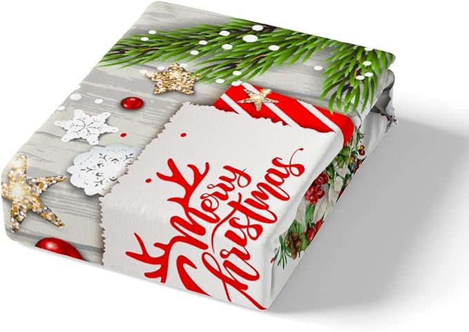 Christmas Kids Bedding Set Christmas Tree Racing Car Duvet Cover for Boys Children Teens Bedroom Decor Snowflake Xmas Theme Comforter Cover Set New Year Bedspread Cover Full Size with 2 Pillow Case