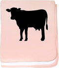 CafePress Black Cow Baby Blanket, Super Soft Newborn Swaddle