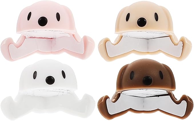 MERRYHAPY 4Pcs Animal Design Silicone Corner Protectors Soft Furniture Edge Guards for Tables Desks Chairs Safe Proofing Bumpers for Home and Nursery