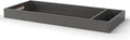 Child Craft Universal Changing Table Toppers, Attach to Dresser for Diapering Surface (Midnight Gray)