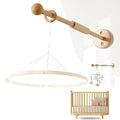 Wall Mounted Baby Arm for Crib, Sturdy Natural Wood Wall Holder, Baby Safe Wooedn Hanger for Crib, Baby Room Nursery Wall Decor, Newborn Gift Idea for Crib Toys Hanging Arm Wall Mounted