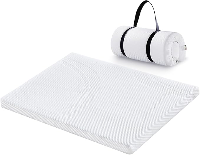 Pack and Play Mattress 38 x 26 x 1.5 inch, Soft Breathable Pack N Play Mattresses with Washable Waterproof Cover for Baby ＆Toddler, Portable Crib Mattress for Playard