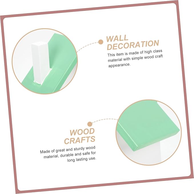 Uonlytech Unique House-Shaped Floating Shelf Wooden Wall-Mounted Storage Rack for Bedroom Sundries Display Practical and Stylish Wall Decor for Living Office Kitchen