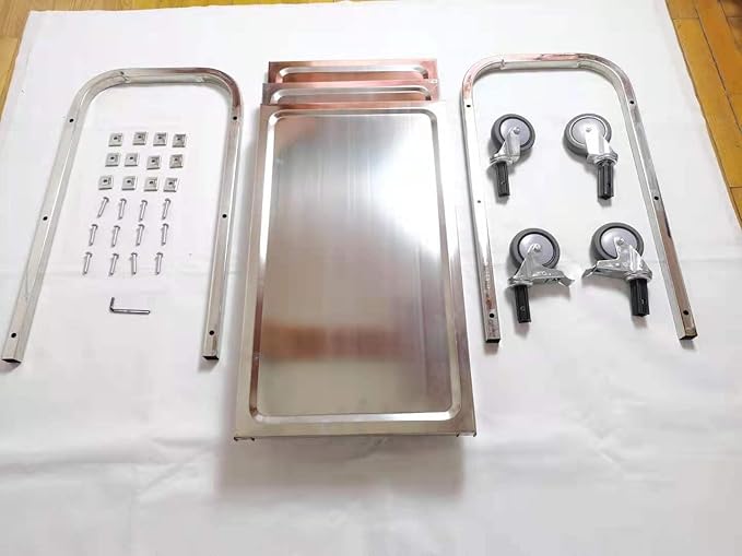 ITINA 3 Tier Stainless Steel Utility Cart